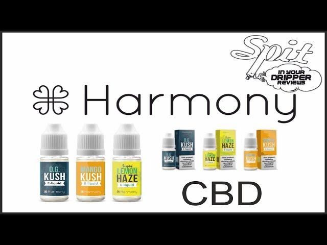 E-JUICE REVIEW - HARMONY E-LIQUIDS (CBD)