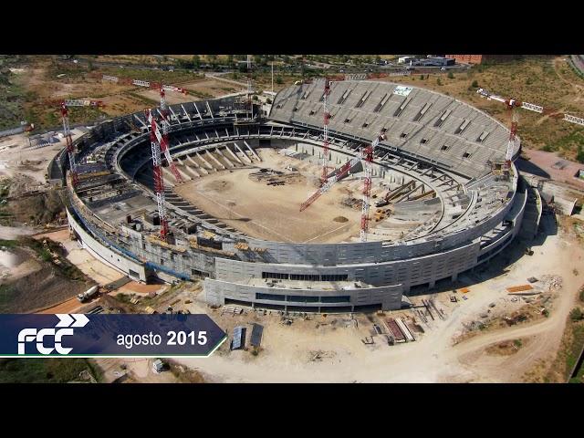 Timelapse construcción Estadio Wanda Metropolitano- At Madrid