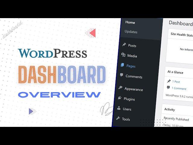 ওয়ার্ডপ্রেস ড্যাশবোর্ড পর্যালোচনা | WordPress Dashboard Overview | Sofol IT