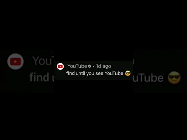 find until :YouTube