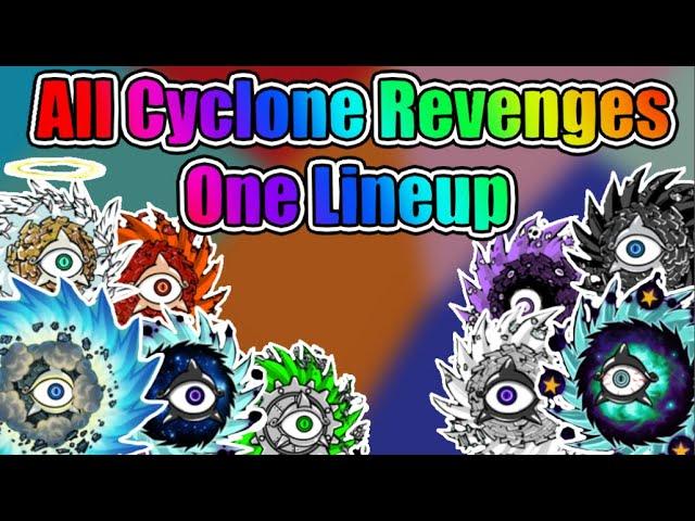 Battle Cats - All Cyclone Revenge Stages: One Lineup