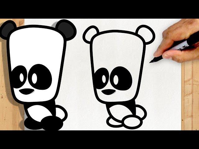 HOW TO DRAW OLLIE FROM SUSPECTS MYSTERY MANSION | Panda Suspects | Step by Step Simple and Easy