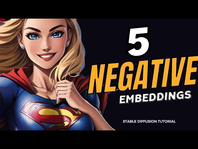 5 MUST Have Stable Diffusion Negative Embeddings