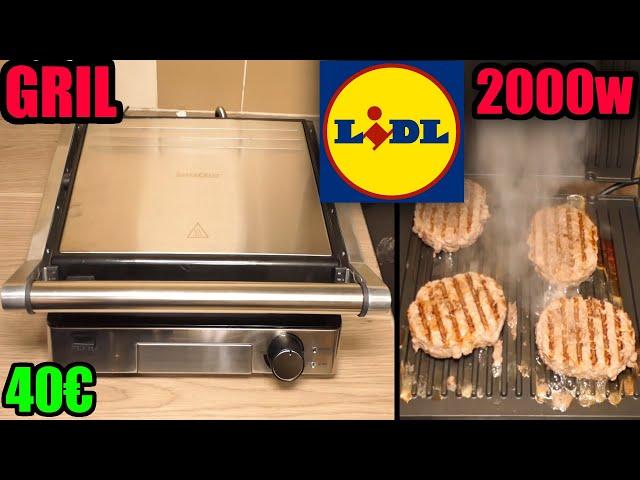 LIDL Gril multifonction SILVERCREST SKGE 2000 C3 Grill 180° 2000w Komfortgrill Piastra elettrica