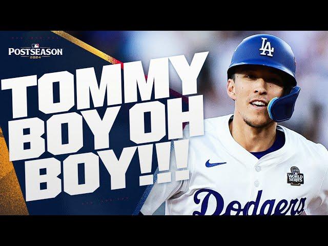 TOMMY BOY! Tommy Edman hits a BIG World Series homer to open the Game 2 scoring!