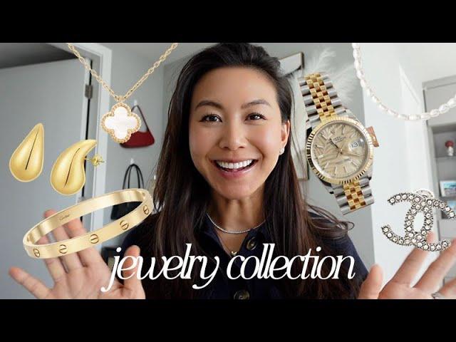 JEWELRY COLLECTION 2024 | everyday jewelry ft. Cartier, VCA, Mejuri, Rolex - what's worth it?