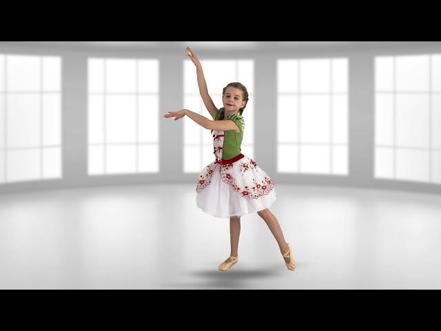 Kids Ballet Dance | Easy Follow-Along Christmas Ballet Dance (Rest Ye Merry Gentlemen)