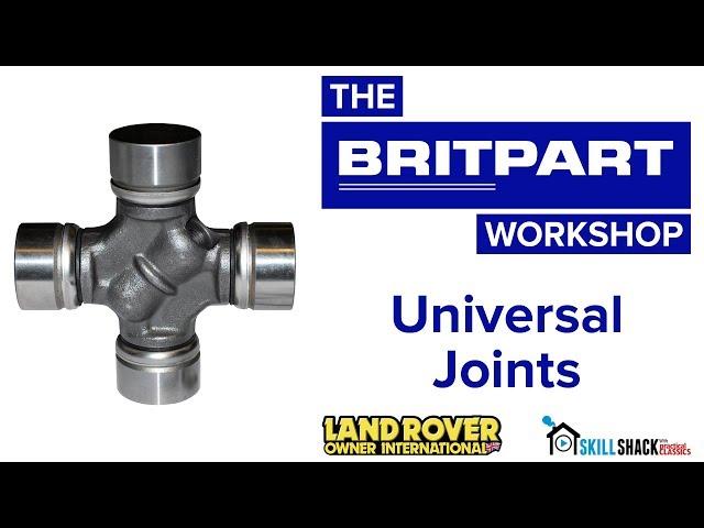 How to replace worn propshaft universal joints on most Land Rovers using a Britpart kit