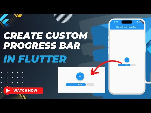 Flutter: create custom progressbar in your  flutter app