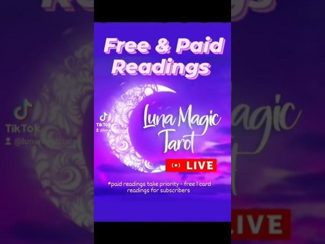 Free & Paid Live Tarot Readings on Instagram (see Linkt.ree in description box )