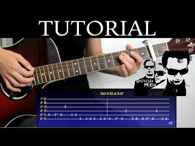 Personal Jesus de Depeche mode (Tutorial de Guitarra) / How to play