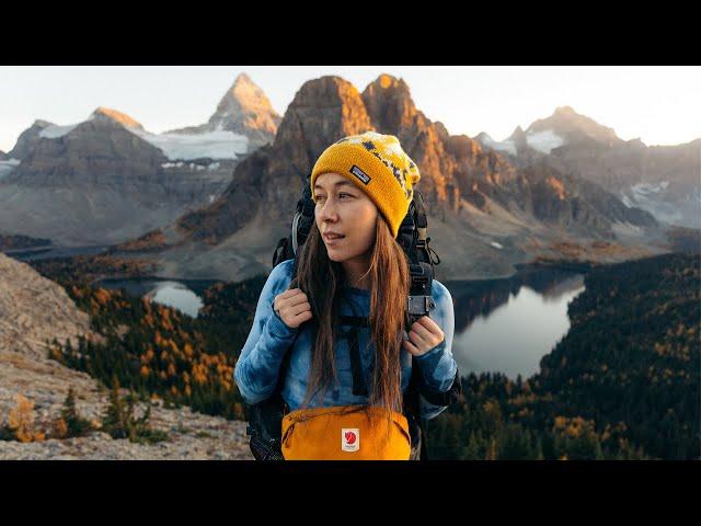 Solo Backpacking in Mount Assiniboine Provincial Park // camping at Og Lake & Lake Magog Campground