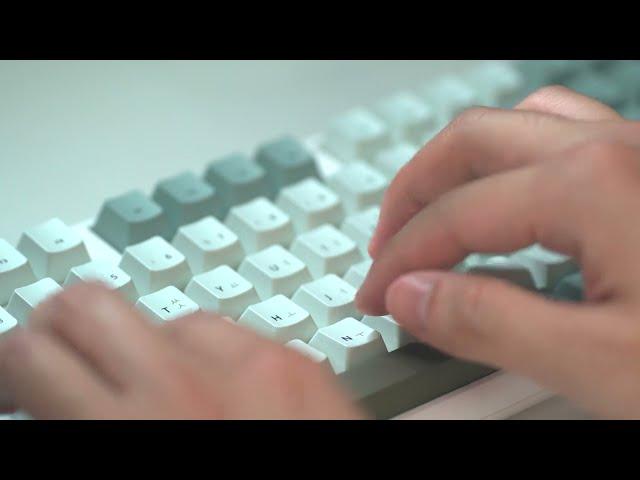 ASMR | KEYBOARD TYPING SOUND | Thinkway TAUCHE.T 301, PEACH SODA