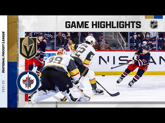 Golden Knights @ Jets 3/15 | NHL Highlights 2022