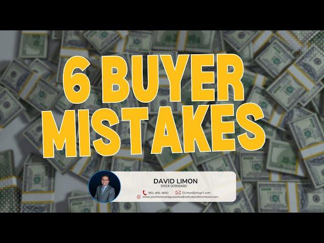 Buyers Common Mistakes!