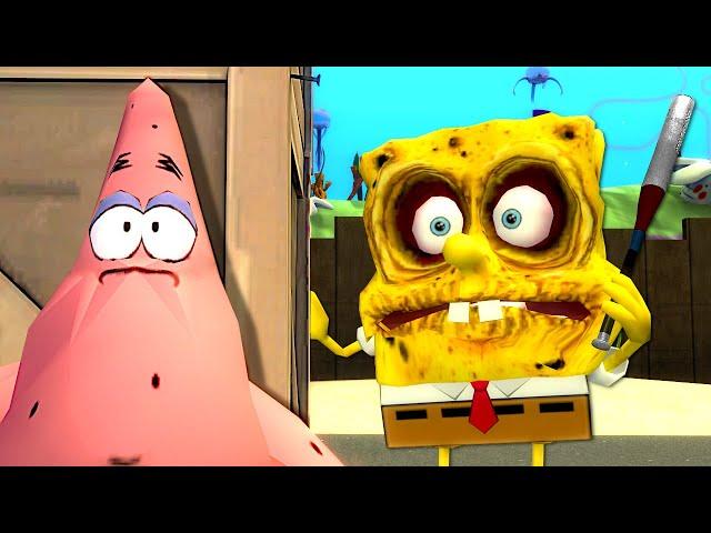 HIDING FROM A KILLER IN BIKINI BOTTOM! - Garry's Mod Slasher