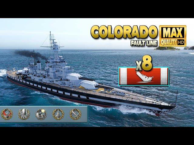 Battleship Colorado: The enemy is about to win - World of Warships