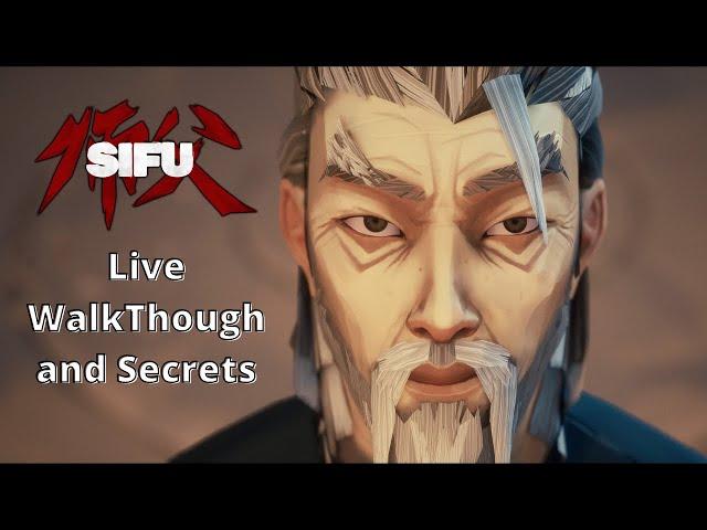 SIFU - Live Walkthrough and Secrets | Mike's Madden School