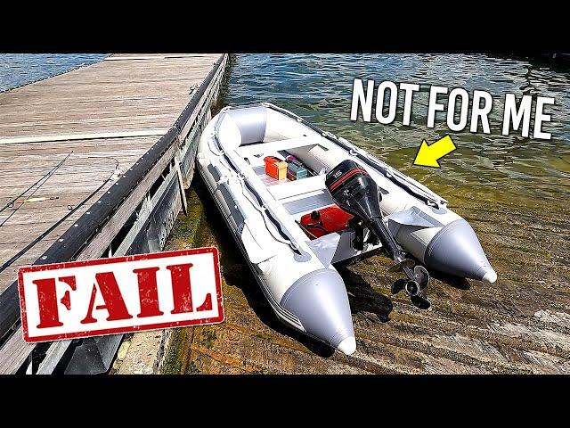 WHY I DIDN'T LIKE THE INFLATABLE BOAT | BRIS 10.8