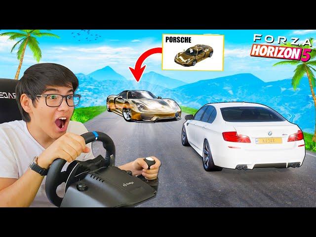 КӨРГЕН КӨЛІКТЕРДІ САТЫП АЛАМЫН!!! МАҒАН АЛТЫН КӨЛІК ТҮСТІ!!! FORZA HORIZON 5 + РУЛЬ