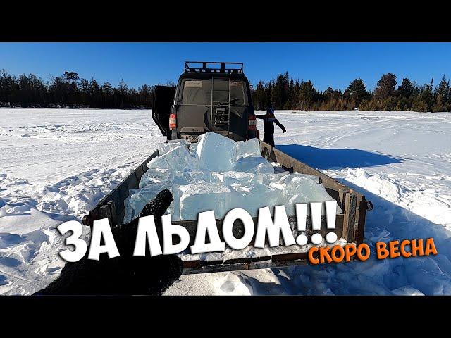 Опять ЗА ЛЬДОМ на УАЗе ПАТРИОТ! Самая чистая вода!