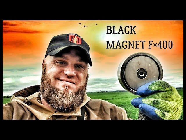 Поисковый магнит Black Magnet на 400 кг. Распаковка, обзор, узел, первый заброс!