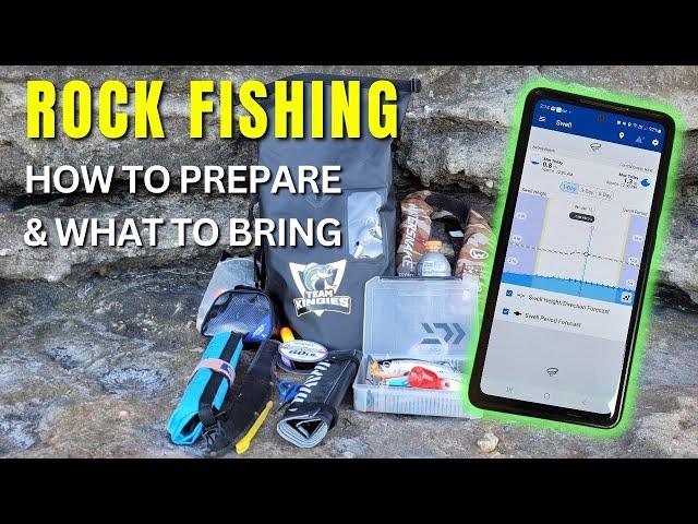 Rock Fishing Tips - How to prepare & what to bring