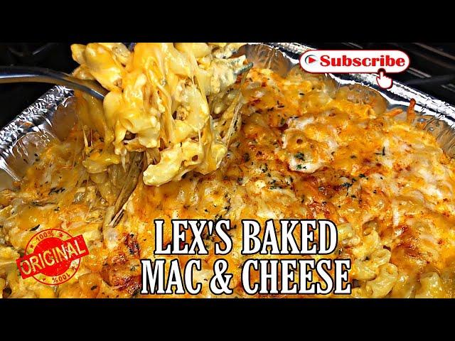 BEST BAKED MACARONI AND CHEESE | COOK WITH ME| JUST LEXX