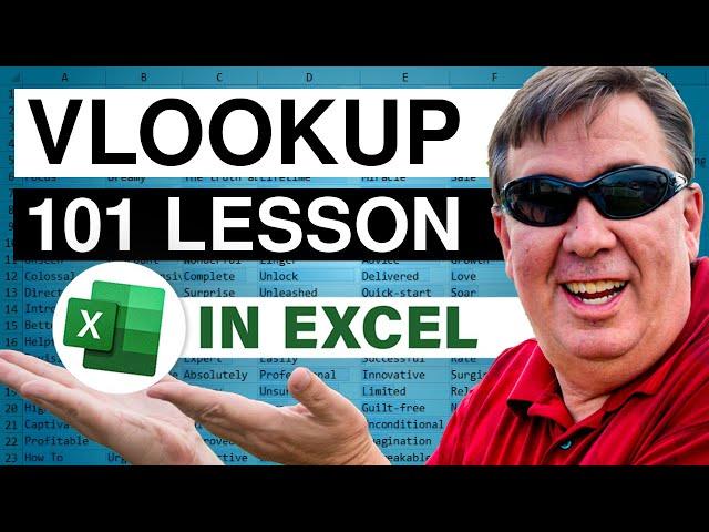 Excel - VLOOKUP 101 - Basics and Powerful Techniques - Episode 1120