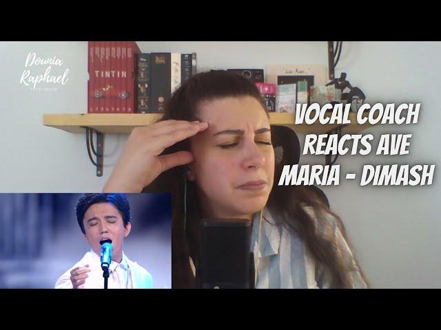 VOCAL COACH REACTS to Dimash - AVE MARIA | New Wave 2021