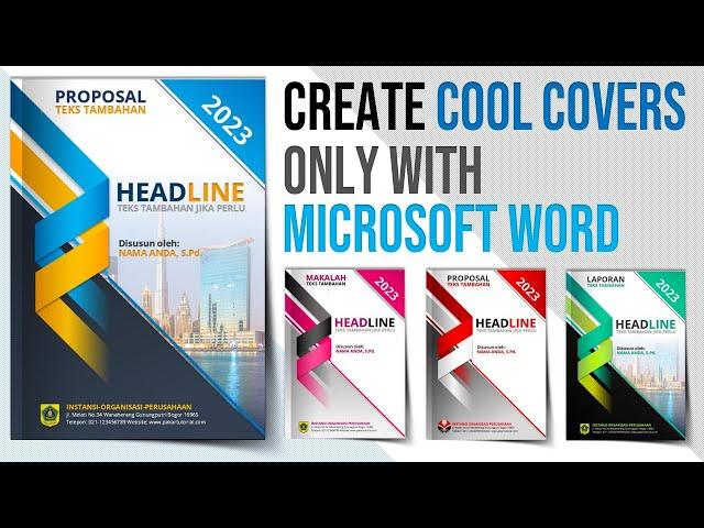 Make Cool Covers Only with Microsoft Word