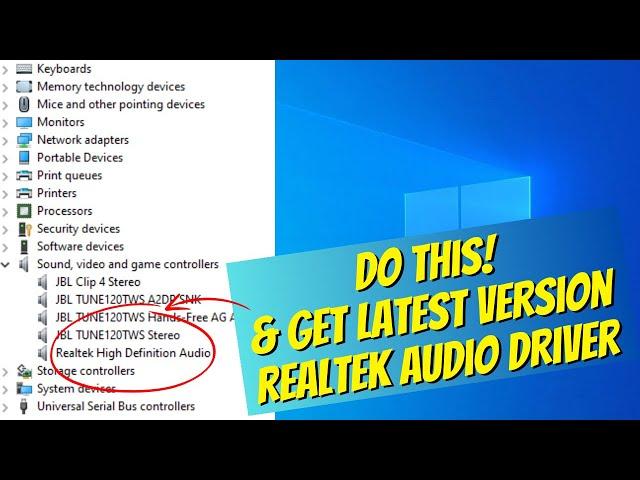 Realtek High Definition Audio Driver - Update & Get better Audio Experience! 