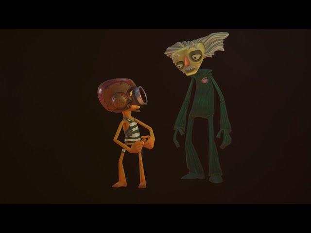 Psychonauts 2 - Ford stopping you from using smelling salts.