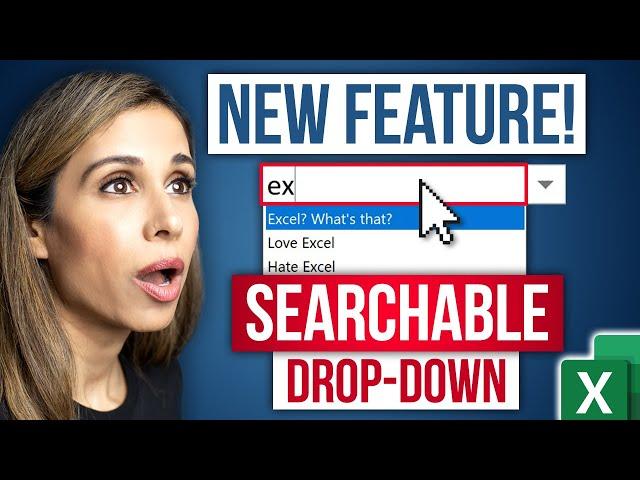 How to Create Searchable Drop Down Lists in Excel with ZERO Effort!