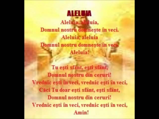 Aleluia Trei, doi, unu - Agnus Dei Michael W. Smith Romanian version