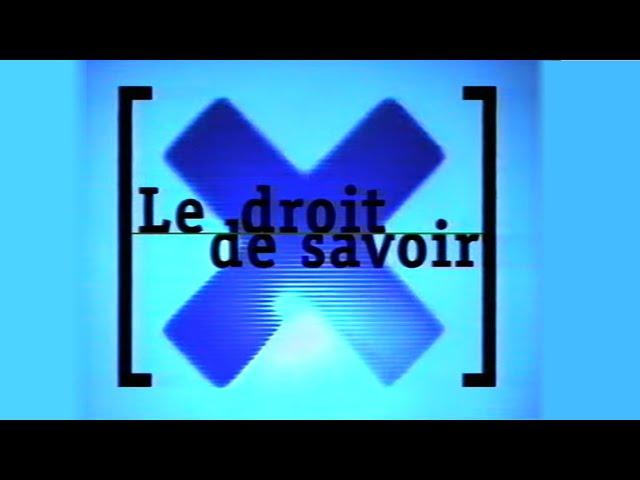 Extrait de l'émission "Le Droit de Savoir - Y'a-t-il un pouvoir gay?"