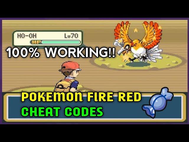 Best Cheat Codes For Pokemon FireRed 2023 | 100% Working With Proof |