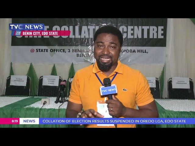 #EdoDecides2024: Theophilus Elamah Gives Situation Report From Edo Benin City