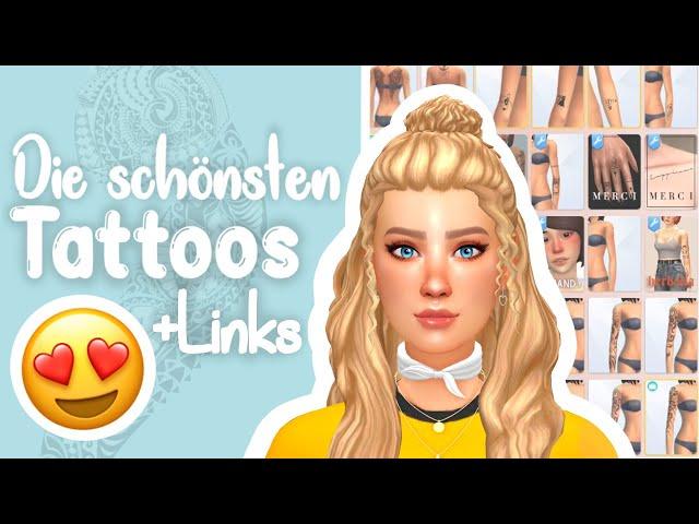 Die schönsten TATTOOS  | CC Vorstellung | Sims 4 Simerla