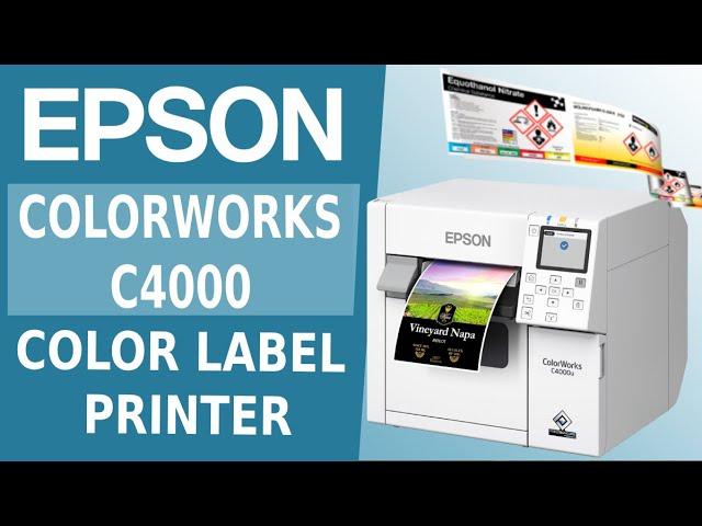 Epson ColorWorks C4000 Deep Dive - Easy On-Demand Color Label Printing