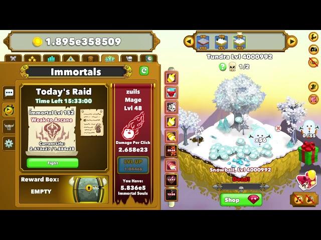 Clicker Heroes - Zone 4 million