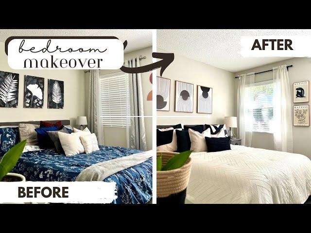 AFFORDABLE BUDGET FRIENDLY SMALL BEDROOM RENOVATION (LESS THAN $300)| LIA LAVON