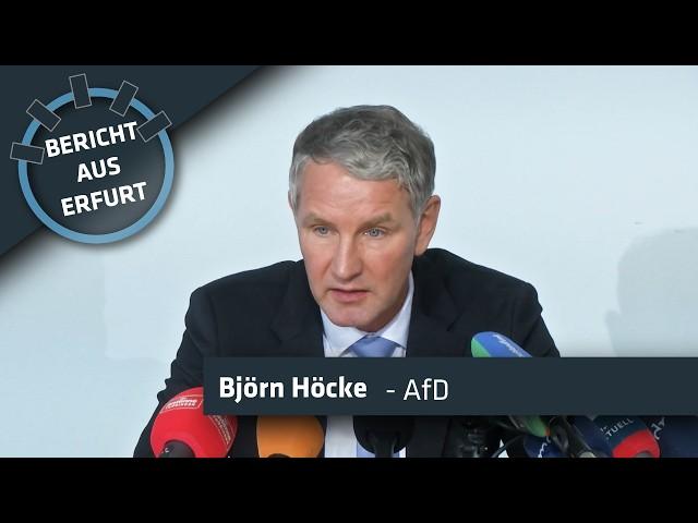 Pressekonferenz Björn Höcke | Bericht aus Erfurt