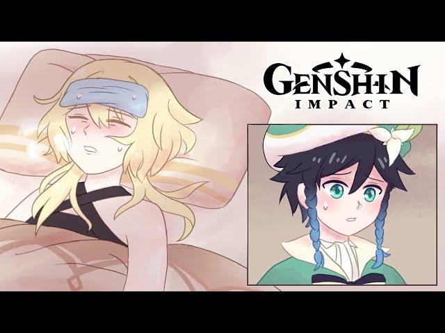 Oh no, Lumine's Sick! [Genshin Impact] | Comic Dub