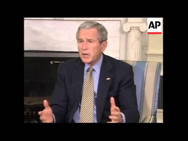 REPLAY President Nursultan Nazarbayev meets George Bush