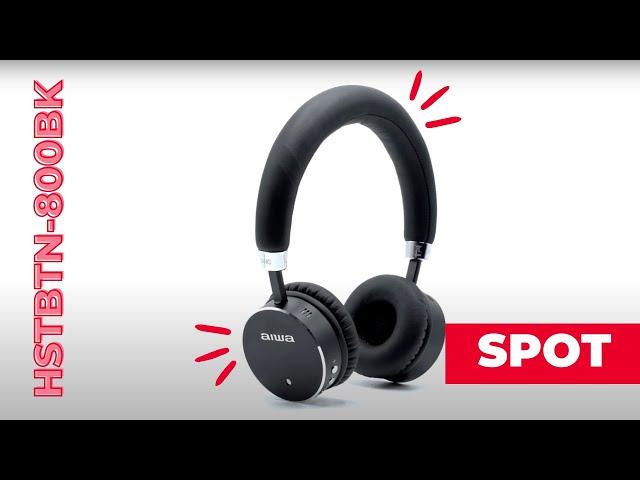 ANC Headphones Silence HSTBTN-800BK | Product Video | Aiwa Europe