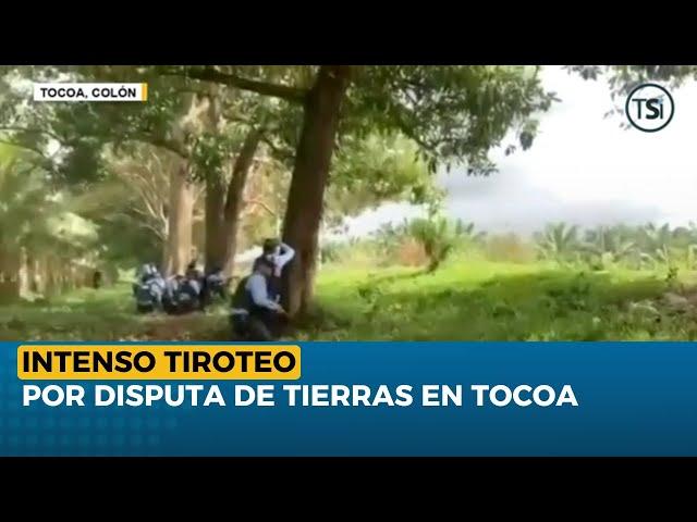 Intenso tiroteo por disputa de tierras en Tocoa, Colón