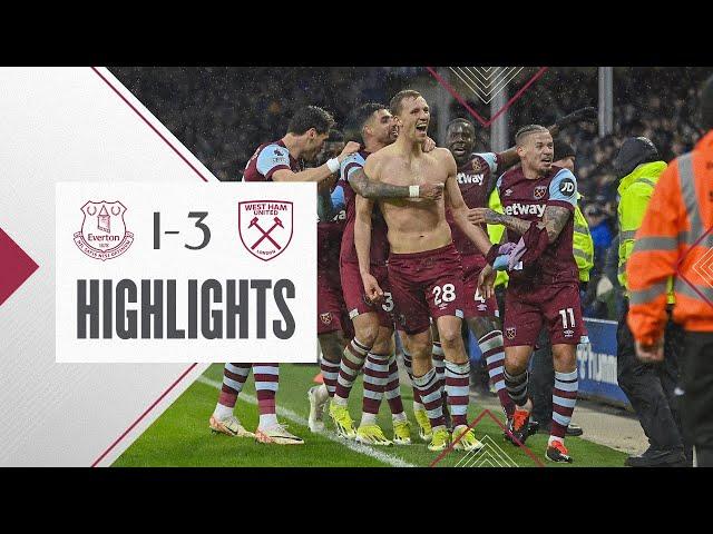 Everton 1-3 West Ham | Souček & Álvarez Hit Stoppage Time Beauties! | Premier League Highlights