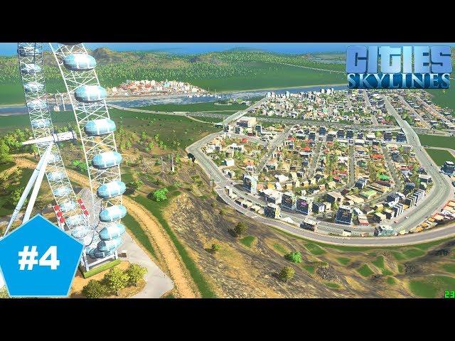 CITIES SKYLINES - ПАРК В ГОРАХ #4\\ ОФИГЕННЫЙ ВИД НА ГОРОД\\  ГАЙД ПО ПАРКУ В ГОРАХ