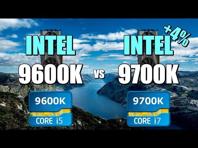 9600K vs 9700K - 1660S. CSGO, Fortnite, PUBG, GTAV, Overwatch.